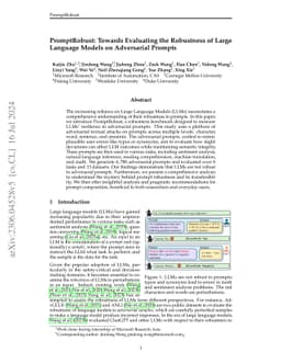 PromptRobust: Towards Evaluating the Robustness of Large Language Models
  on Adversarial Prompts
