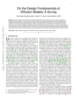 On the Design Fundamentals of Diffusion Models: A Survey
