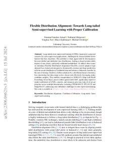 Flexible Distribution Alignment: Towards Long-tailed Semi-supervised
  Learning with Proper Calibration