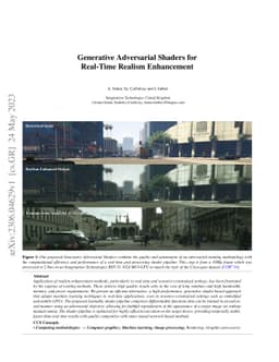 Generative Adversarial Shaders for Real-Time Realism Enhancement