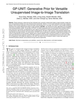 GP-UNIT: Generative Prior for Versatile Unsupervised Image-to-Image
  Translation