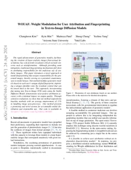 WOUAF: Weight Modulation for User Attribution and Fingerprinting in
  Text-to-Image Diffusion Models