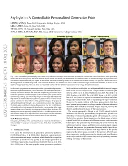 MyStyle++: A Controllable Personalized Generative Prior