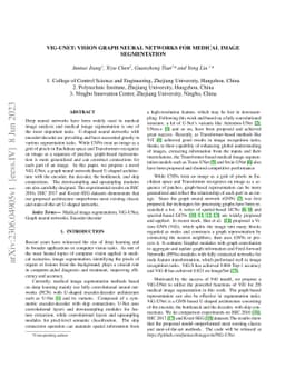 ViG-UNet: Vision Graph Neural Networks for Medical Image Segmentation