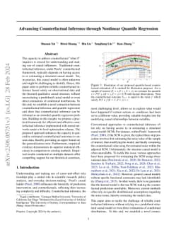 Advancing Counterfactual Inference through Nonlinear Quantile Regression