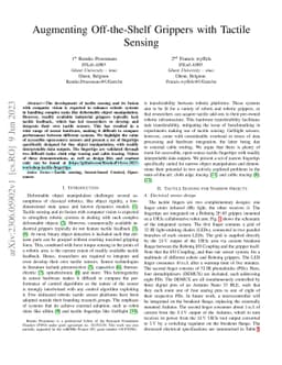 Augmenting Off-the-Shelf Grippers with Tactile Sensing