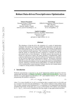 Robust Data-driven Prescriptiveness Optimization