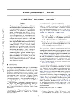 Hidden symmetries of ReLU networks