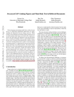 DocumentCLIP: Linking Figures and Main Body Text in Reflowed Documents