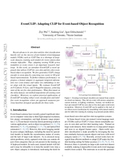 EventCLIP: Adapting CLIP for Event-based Object Recognition
