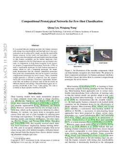 Compositional Prototypical Networks for Few-Shot Classification
