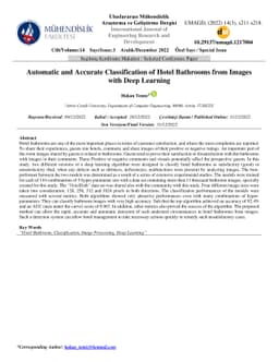 Automatic and Accurate Classification of Hotel Bathrooms from Images
  with Deep Learning