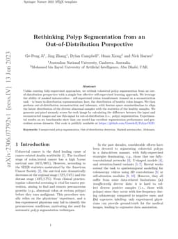 Rethinking Polyp Segmentation from an Out-of-Distribution Perspective