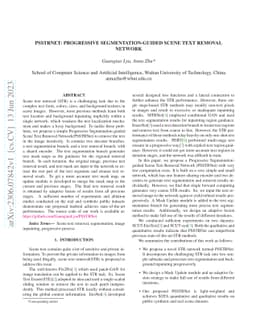 PSSTRNet: Progressive Segmentation-guided Scene Text Removal Network