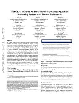 WebGLM: Towards An Efficient Web-Enhanced Question Answering System with
  Human Preferences