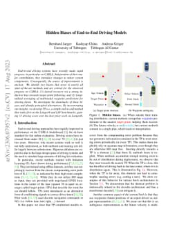 Hidden Biases of End-to-End Driving Models