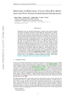 Diffusion in Diffusion: Cyclic One-Way Diffusion for
  Text-Vision-Conditioned Generation