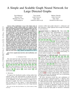 A Simple and Scalable Graph Neural Network for Large Directed Graphs