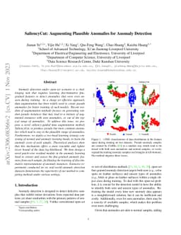 SaliencyCut: Augmenting Plausible Anomalies for Anomaly Detection