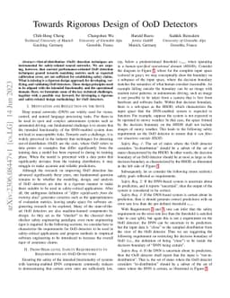 Towards Rigorous Design of OoD Detectors