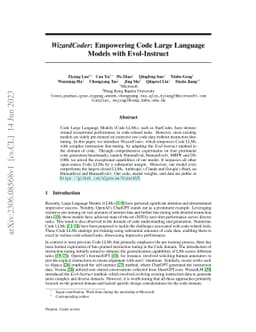 WizardCoder: Empowering Code Large Language Models with Evol-Instruct
