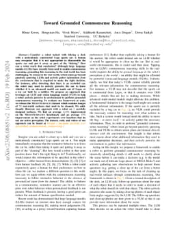 Toward Grounded Commonsense Reasoning