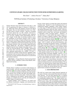 Context-Aware Change Detection With Semi-Supervised Learning