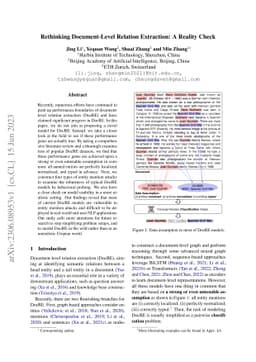 Rethinking Document-Level Relation Extraction: A Reality Check