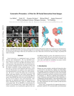 Generative Proxemics: A Prior for 3D Social Interaction from Images