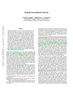 Kriging Convolutional Networks