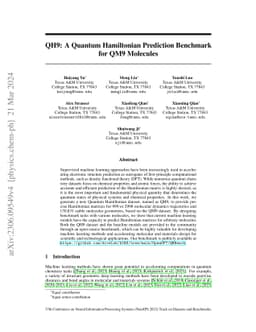 QH9: A Quantum Hamiltonian Prediction Benchmark for QM9 Molecules