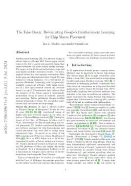 The False Dawn: Reevaluating Google's Reinforcement Learning for Chip
  Macro Placement