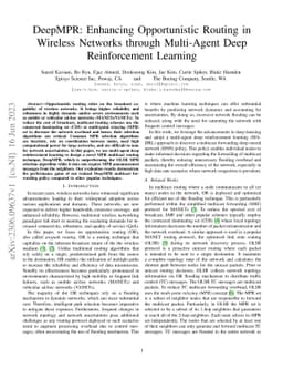 DeepMPR: Enhancing Opportunistic Routing in Wireless Networks through
  Multi-Agent Deep Reinforcement Learning
