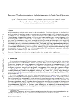 Learning CO$_2$ plume migration in faulted reservoirs with Graph Neural
  Networks