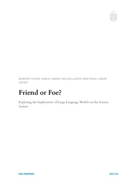Friend or Foe? Exploring the Implications of Large Language Models on
  the Science System