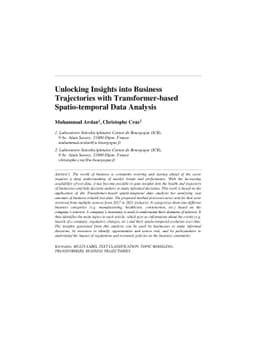 Unlocking Insights into Business Trajectories with Transformer-based
  Spatio-temporal Data Analysis