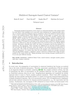 Multilevel Surrogate-based Control Variates