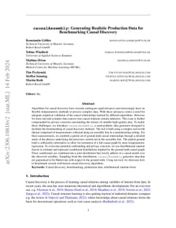 $\texttt{causalAssembly}$: Generating Realistic Production Data for
  Benchmarking Causal Discovery