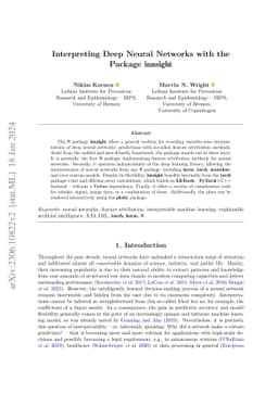 Interpreting Deep Neural Networks with the Package innsight