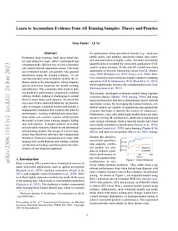 Learn to Accumulate Evidence from All Training Samples: Theory and
  Practice