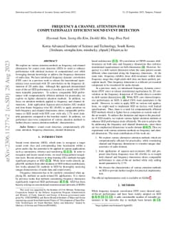 Frequency & Channel Attention for Computationally Efficient Sound Event
  Detection