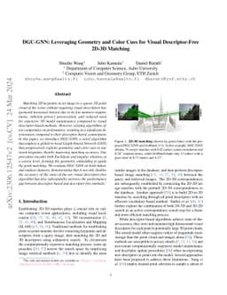 DGC-GNN: Leveraging Geometry and Color Cues for Visual Descriptor-Free
  2D-3D Matching