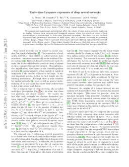 Finite-time Lyapunov exponents of deep neural networks