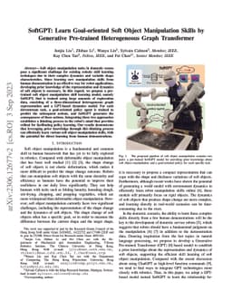 SoftGPT: Learn Goal-oriented Soft Object Manipulation Skills by
  Generative Pre-trained Heterogeneous Graph Transformer