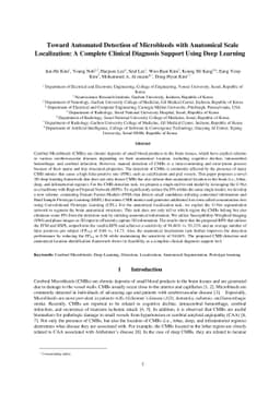 Toward Automated Detection of Microbleeds with Anatomical Scale
  Localization: A Complete Clinical Diagnosis Support Using Deep Learning