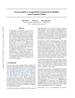 DiversiGATE: A Comprehensive Framework for Reliable Large Language
  Models
