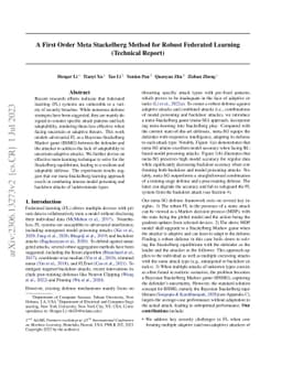 A First Order Meta Stackelberg Method for Robust Federated Learning
  (Technical Report)