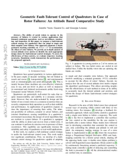Geometric Fault-Tolerant Control of Quadrotors in Case of Rotor
  Failures: An Attitude Based Comparative Study