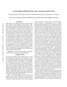 A Semi-Paired Approach For Label-to-Image Translation