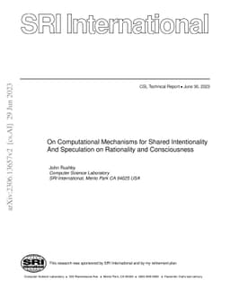 On Computational Mechanisms for Shared Intentionality, and Speculation
  on Rationality and Consciousness